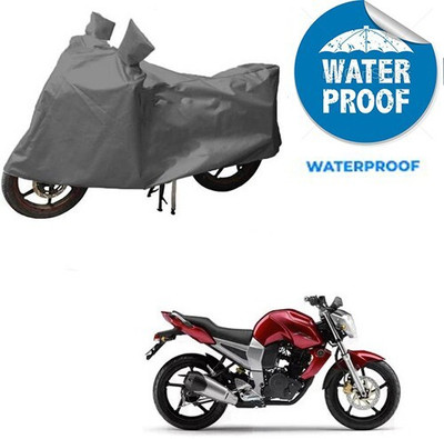 MMSSTAR Waterproof Two Wheeler Cover for Yamaha(FZ16, Grey)