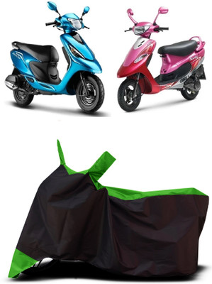 VESMEI Two Wheeler Cover for TVS(Scooty Pep Plus BS6, Green)