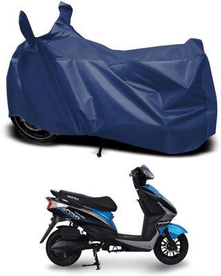 RABABLI Waterproof Two Wheeler Cover for Ampere(REO BS6, Blue)