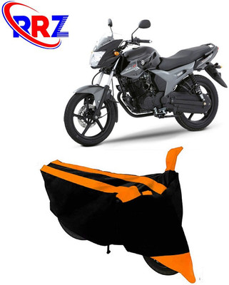 RRZ Waterproof Two Wheeler Cover for Yamaha(SZ R, Black, Orange)