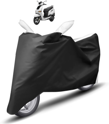 Caronix Two Wheeler Cover for TVS(iQube Electric, White)