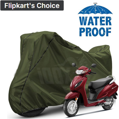 OliverX Waterproof Two Wheeler Cover for Honda(Activa, Green, Black)