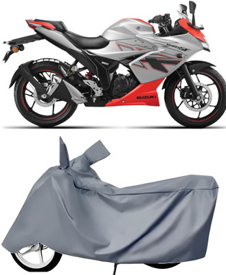 BbcMart Waterproof Two Wheeler Cover for Suzuki(Gixxer SF 250, Grey)