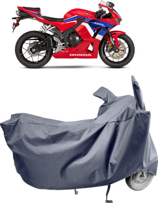 Amexride Two Wheeler Cover for Honda(CBR 600 RR, Grey)