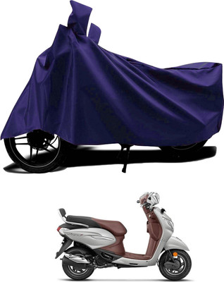 KEDIT Waterproof Two Wheeler Cover for Hero(Pleasure Plus, Blue)