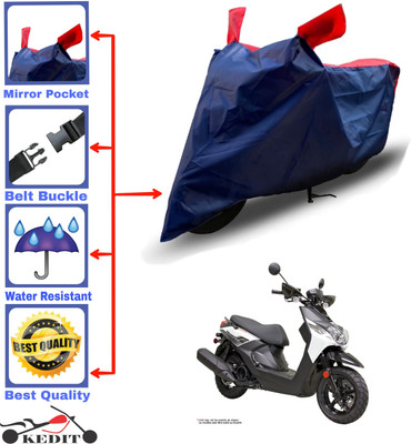KEDIT Two Wheeler Cover for Yamaha(Red, Blue)
