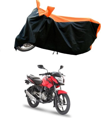 AESTRYD Two Wheeler Cover for Bajaj(Pulsar 135 LS DTS-i, Orange)