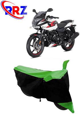 RRZ Waterproof Two Wheeler Cover for Bajaj(Pulsar 220F, Black, Green)