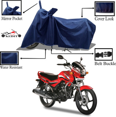 KEDIT Waterproof Two Wheeler Cover for Hero(Achiever, Blue)