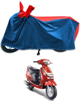 achla toys Waterproof Two Wheeler Cover for Mahindra(Duro DZ, Blue, Red)