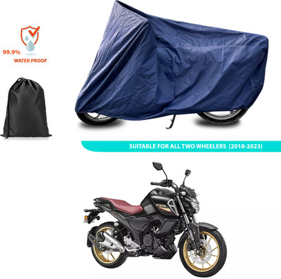 CODOKI Waterproof Two Wheeler Cover for Yamaha(FZ S FI New, Blue)