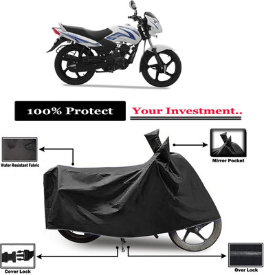 Amexride Two Wheeler Cover for TVS(Sport KS BS6, Black)