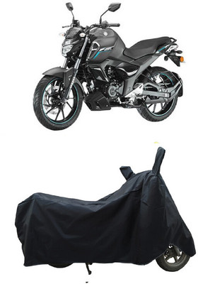Coxtor Waterproof Two Wheeler Cover for Yamaha(FZ-S Fi Version 3.0, Black)