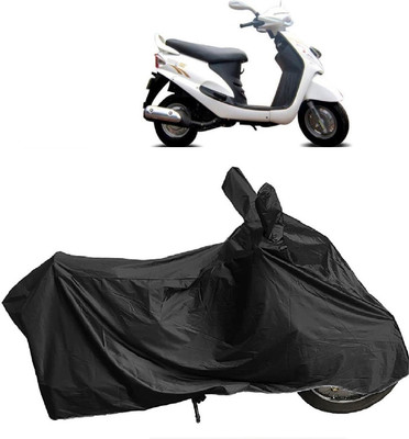 MMSSTAR Waterproof Two Wheeler Cover for Mahindra(Rodeo UZO, Black)