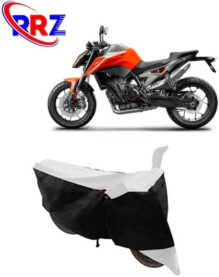 RRZ Waterproof Two Wheeler Cover for KTM(790 Duke, Black, White)