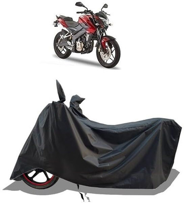 KEDIT Two Wheeler Cover for Bajaj(Pulsar NS-160, Black)