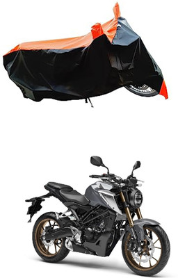 VESMEI Two Wheeler Cover for Honda(CB 1000R, Orange)