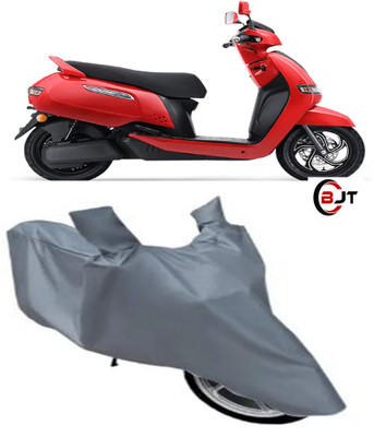 BHAGAT JI TRADER Waterproof Two Wheeler Cover for TVS(Silver)
