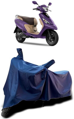 KEDIT Two Wheeler Cover for TVS(Scooty Zest 110, Blue)
