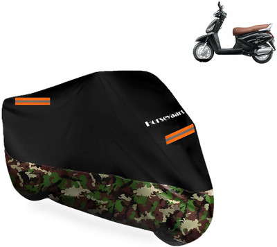 Horseyaart Waterproof Two Wheeler Cover for Mahindra(Gusto 125 BS6, Multicolor)