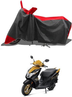 Mdstar Waterproof Two Wheeler Cover for Honda(Dio, Red, Black)