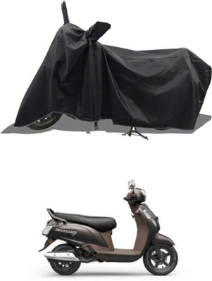 DeepShakshi AUTOMOTIVE Two Wheeler Cover for Suzuki(New Access 125, Black)