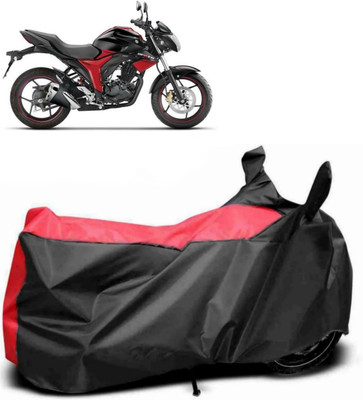 MMSSTAR Waterproof Two Wheeler Cover for Suzuki(Gixxer, Red)