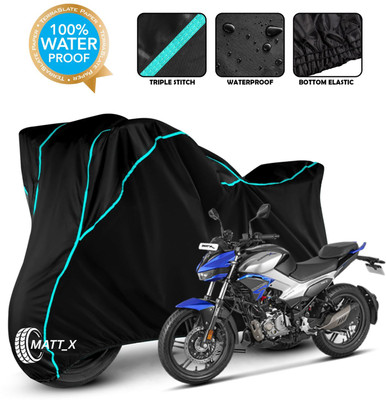MATT_X Waterproof Two Wheeler Cover for Hero(Xtreme, Black, Blue)