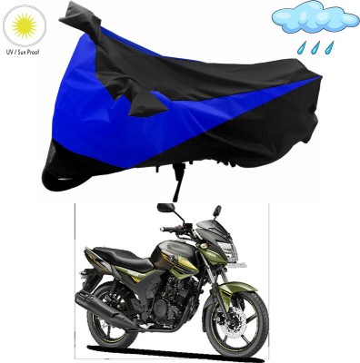 RWT Two Wheeler Cover for Yamaha(SZ-RR, Black, Blue)