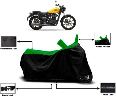 Amexride Two Wheeler Cover for Royal Enfield(Meteor, Green)