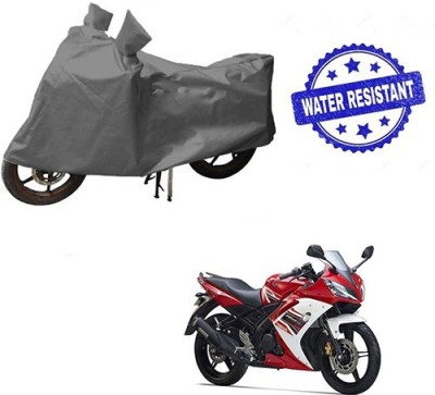 MMSSTAR Waterproof Two Wheeler Cover for Yamaha(R15 s, Grey)