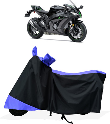 Tricway Two Wheeler Cover for Kawasaki(Ninja ZX-10R SE BS6, Multicolor)