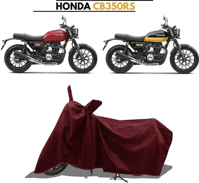 DeepShakshi AUTOMOTIVE Waterproof Two Wheeler Cover for Honda(CB350RS, Maroon)