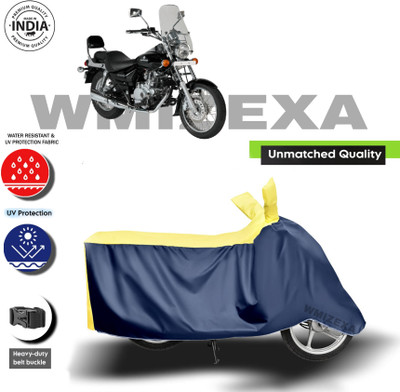 AutoGalaxy Waterproof Two Wheeler Cover for Bajaj(Avenger 160 Street, Yellow, Blue)