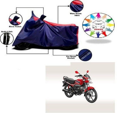 DeepShakshi AUTOMOTIVE Waterproof Two Wheeler Cover for Hero(Xtreme Sports, Blue, Red)