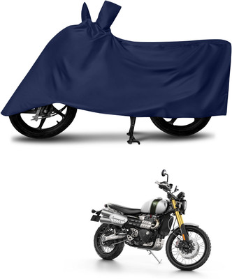 aosis Two Wheeler Cover for Triumph(Scrambler 1200, Blue)