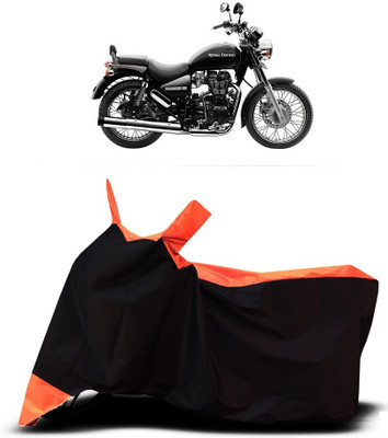 VESMEI Two Wheeler Cover for Royal Enfield(Thunderbird 350, Orange)