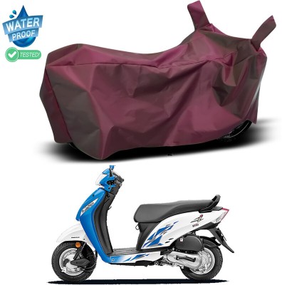 Ascension Waterproof Two Wheeler Cover for Honda(Activa i, Maroon)