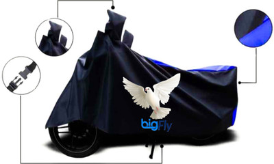 BigFly Waterproof Two Wheeler Cover for Honda(CB Shine, Blue)