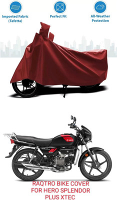 RAQTRO Two Wheeler Cover for Hero(Splendor, Maroon)