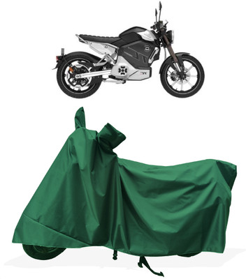 Tricway Two Wheeler Cover for Revolt(RV Cafe Racer BS6, Green)