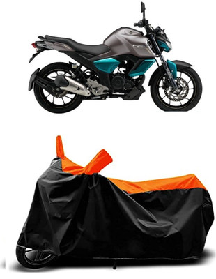 THE REAL ARV Waterproof Two Wheeler Cover for Yamaha(FZ S V3.0 FI, Orange)