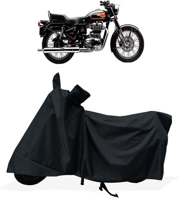 Tricway Two Wheeler Cover for Royal Enfield(Bullet 350 Twinspark, Black)