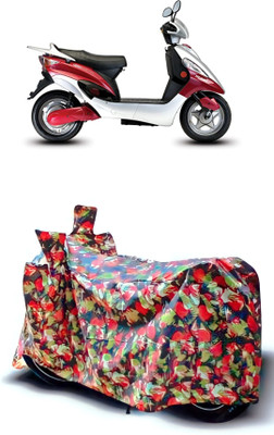 Autofly Waterproof Two Wheeler Cover for Hero(Electric Maxi, Multicolor)