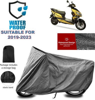 GOSHIV-car and bike accessories Waterproof Two Wheeler Cover for Okinawa(Grey)