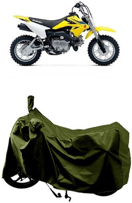 SUGASHRI Waterproof Two Wheeler Cover for Suzuki(DR-Z50, Green)