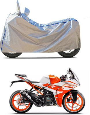 CODOKI Waterproof Two Wheeler Cover for KTM(RC 125 BS6, Silver)