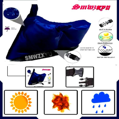 smwzxyu Waterproof Two Wheeler Cover for Suzuki(Blue)
