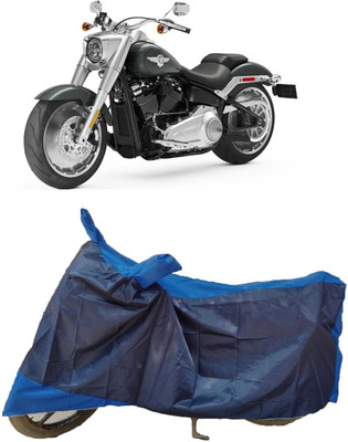 Autoprime Two Wheeler Cover for Harley Davidson(Fat Boy, Multicolor)