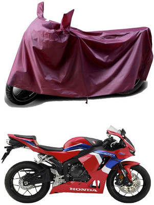 APNEK Waterproof Two Wheeler Cover for Honda(CBR 600 RR, Maroon)